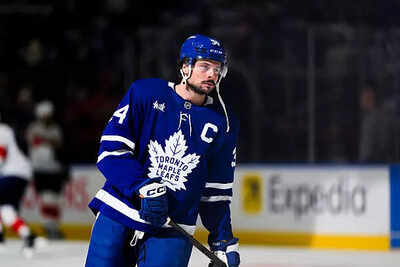 Fans lose it as Toronto Maple Leafs implode in Game 5 rout to Florida Panthers, throw Auston Matthews jersey on ice
